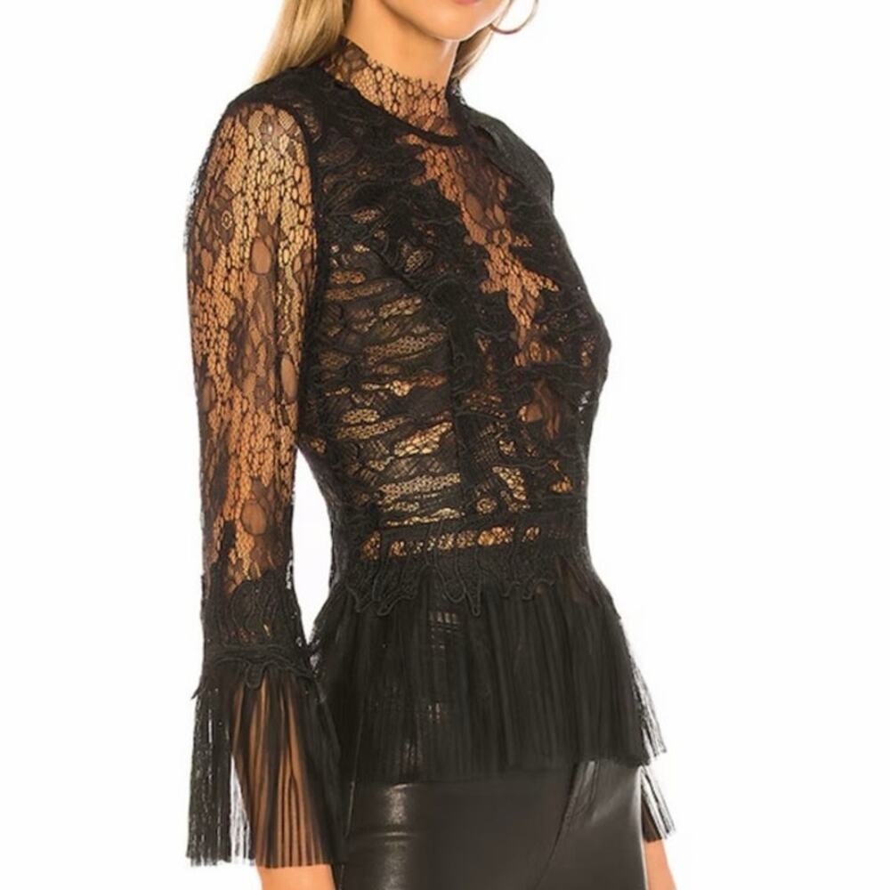 Revolve Francesca Top in Black top size S 4 New NWT - Picture 2 of 13